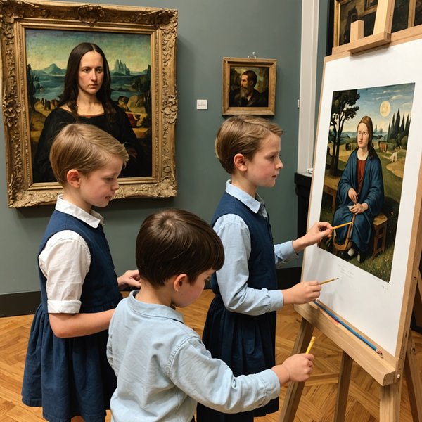 Quelles sont les meilleures pratiques pour enseigner l'histoire de l'art aux enfants?
