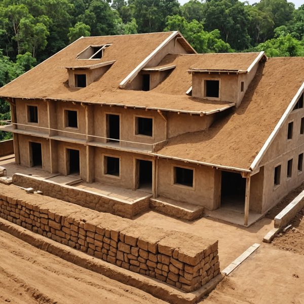 Quels sont les avantages des matériaux de construction en terre crue pour les habitations écologiques ?