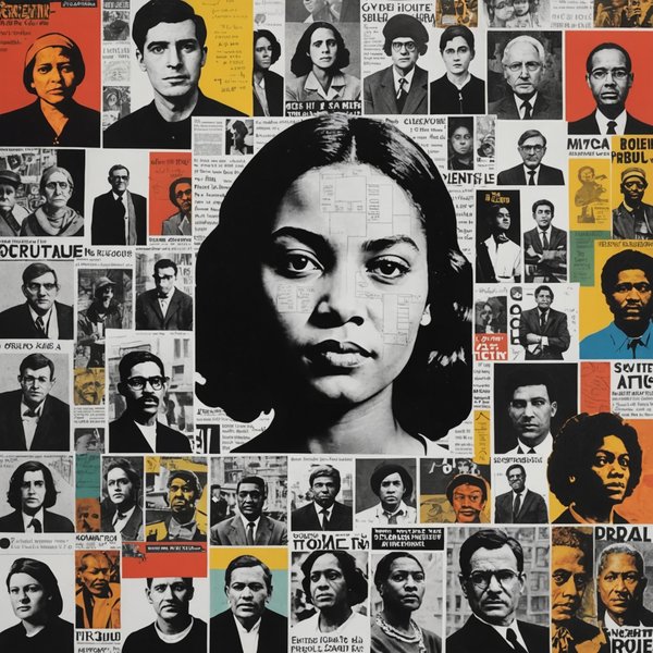 Comment les techniques de collage peuvent-elles être utilisées pour créer des œuvres d'art engagées ?